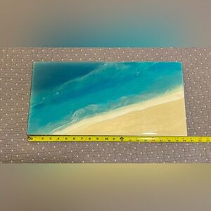 Wave acrylic wall accent piece